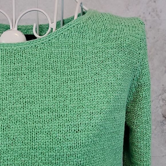 Rachel Zoe green multi knit sweater Women's Size S - Picture 4 of 12